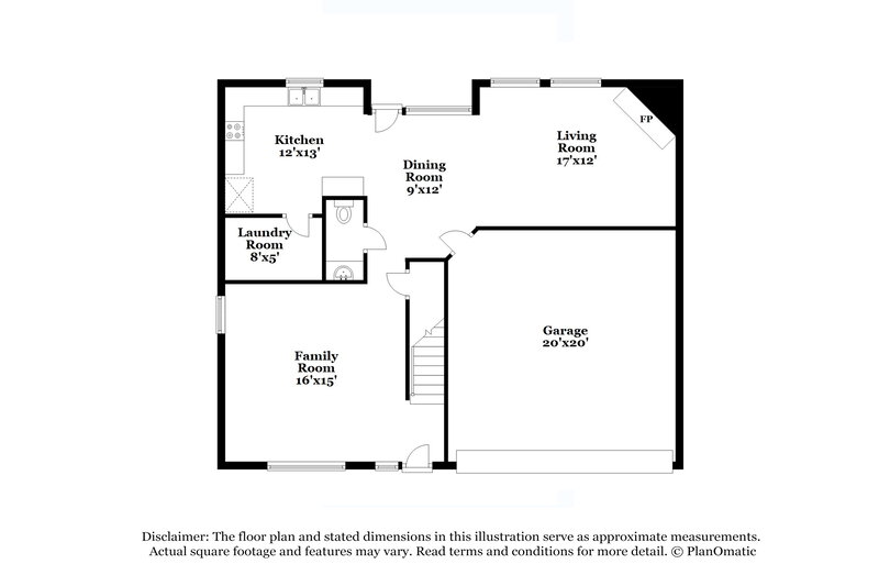 2,125/Mo, 1109 Hillwood Dr Fort Worth, TX 76179 Floor Plan View