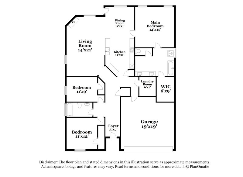 2,415/Mo, 517 Delgany Trail Haslet, TX 76052 Floor Plan View