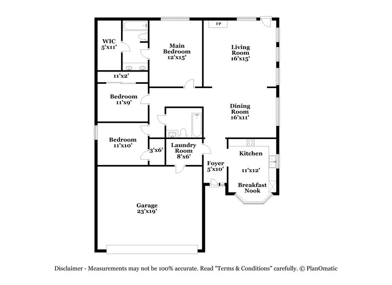 1,760/Mo, 4000 Tulip Tree Dr Fort Worth, TX 76137 Floor Plan View