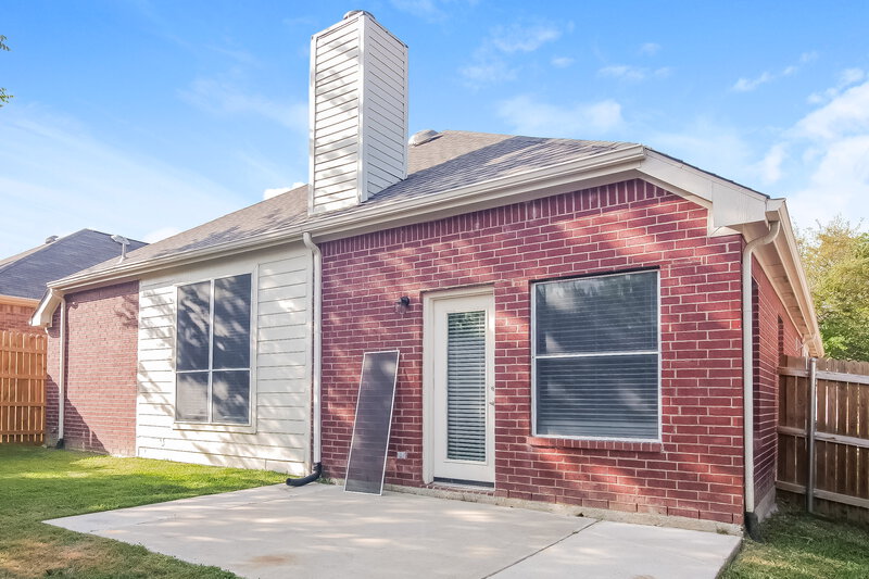 2,930/Mo, 4632 Buffalo Bend Pl Fort Worth, TX 76137 Rear View