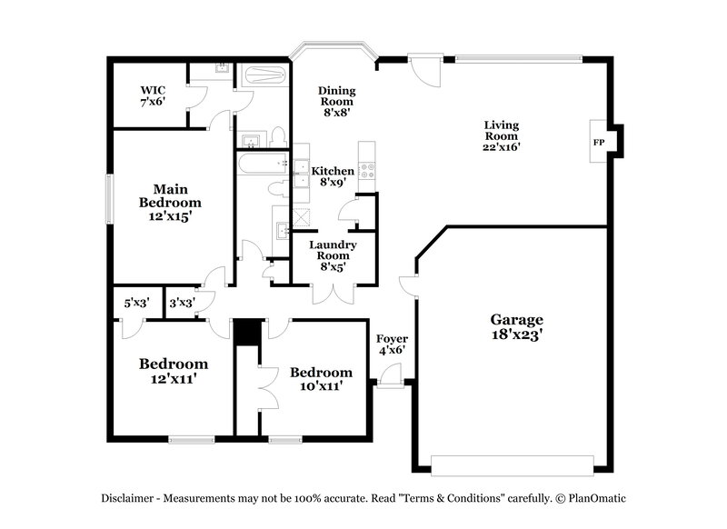 2,260/Mo, 2408 Havenwood Dr Arlington, TX 76018 Floorplan View