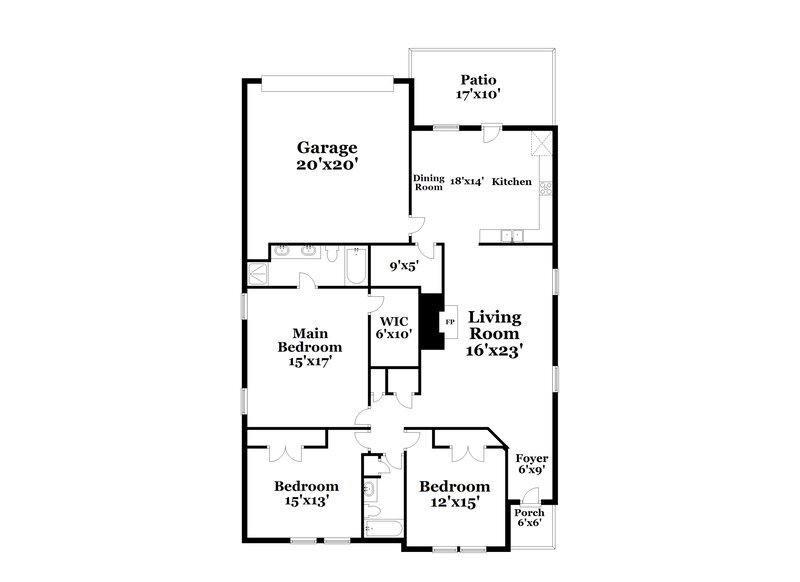 2,455/Mo, 2811 Meadow Bluff Dr Wylie, TX 75098 Floor Plan View