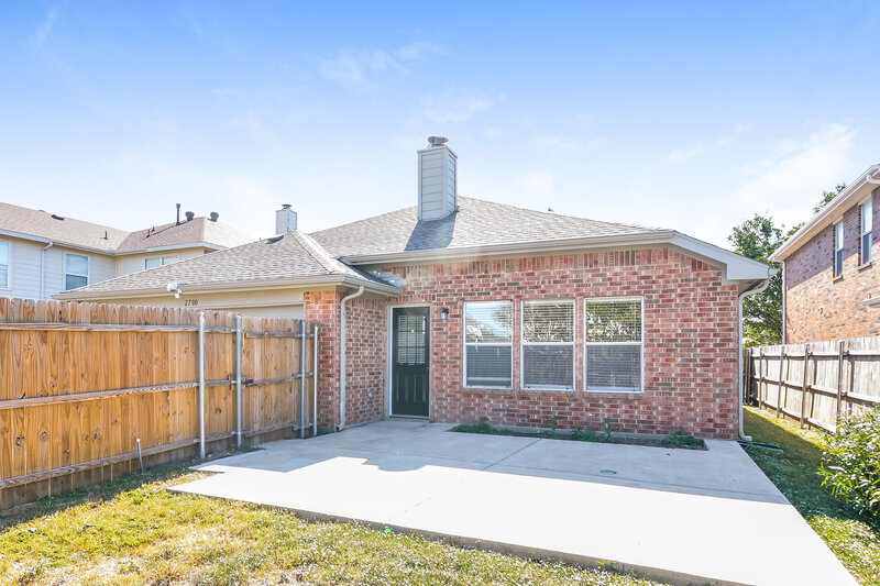 2,260/Mo, 2700 Hillside Dr Wylie, TX 75098 Rear View