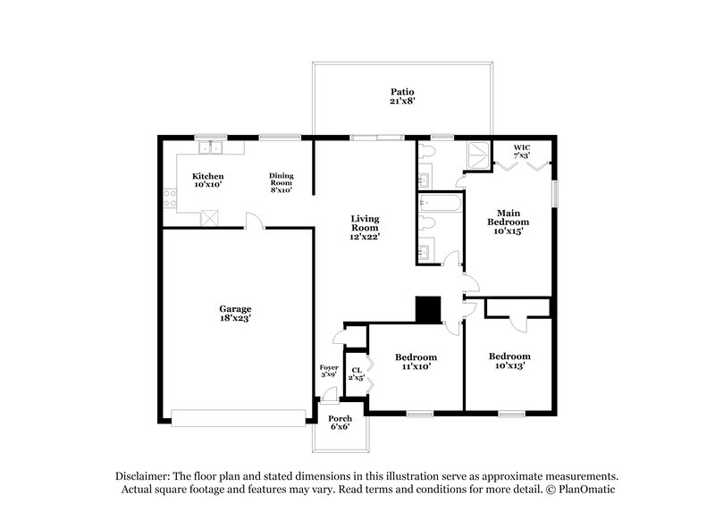 2,190/Mo, 416 Bart St Keller, TX 76248 Floor Plan View