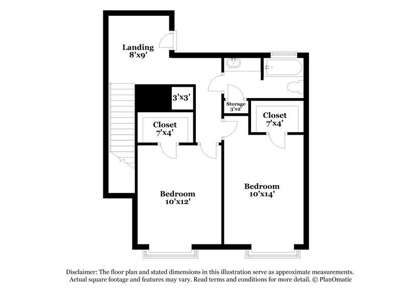 2,685/Mo, 4902 Garden Grove Rd Grand Prairie, TX 75052 Floor Plan View 2