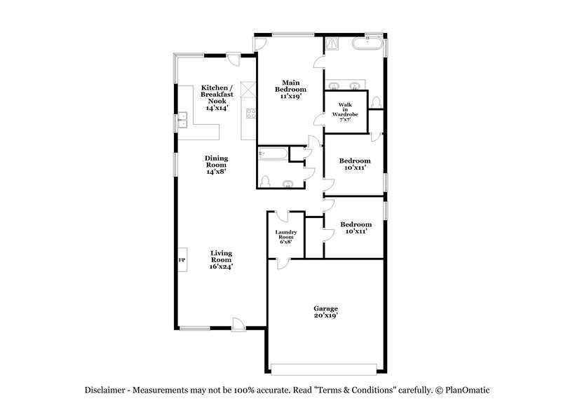 2,385/Mo, 2912 Genessee Ct Fort Worth, TX 76118 Floor Plan View