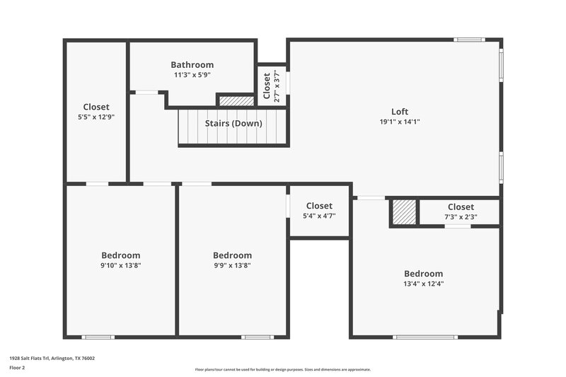 3,620/Mo, 1928 Salt Flats Trail Arlington, TX 76002 Floor Plan View 2