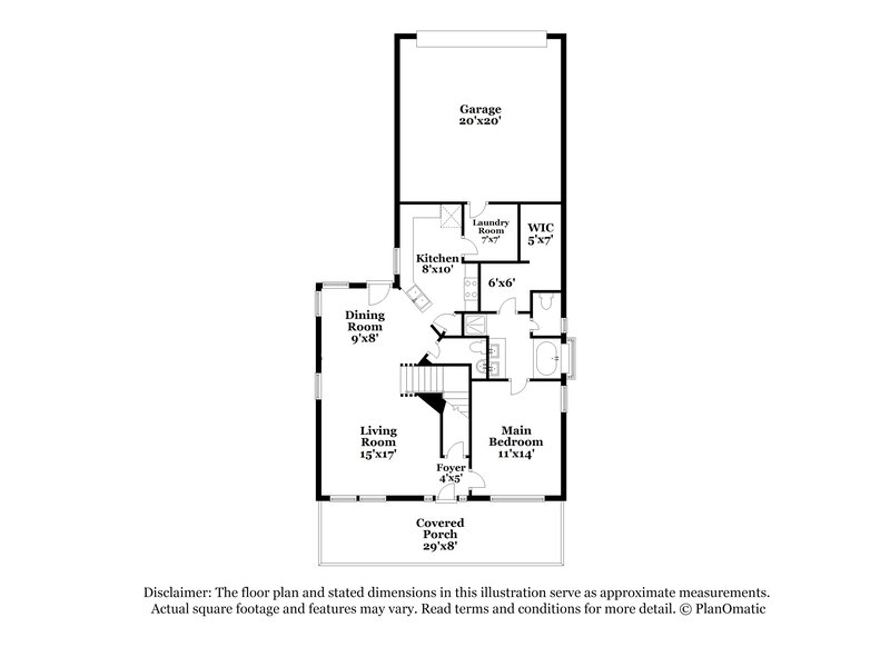 2,060/Mo, 9854 Cedarcrest Dr Providence Village, TX 76227 Floorplan View