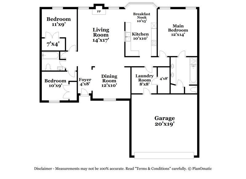 2,485/Mo, 3605 Sutter Ct Fort Worth, TX 76137 Floor Plan View