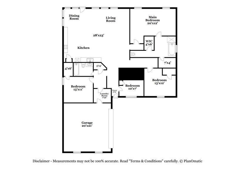 2,640/Mo, 407 Valley Ridge Dr Red Oak, TX 75154 Floor Plan View