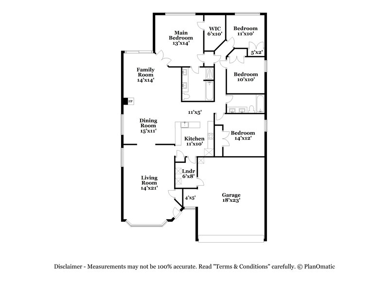 2,545/Mo, 6209 Reddenson Dr Fort Worth, TX 76132 Floor Plan View