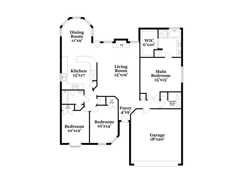 2,505/Mo, 2708 Sagehill Dr Fort Worth, TX 76123 Floor Plan View