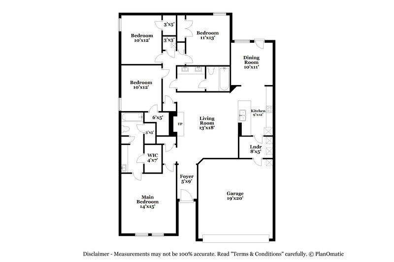 2,085/Mo, 2517 Castle Pines Dr Burleson, TX 76028 Floor Plan View