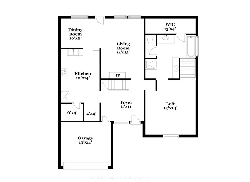 4,040/Mo, 5717 San Marino Dr Rowlett, TX 75089 Floor Plan View 2