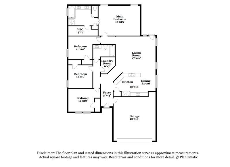 2,150/Mo, 160 Spring Hollow Dr Saginaw, TX 76131 Floor Plan View