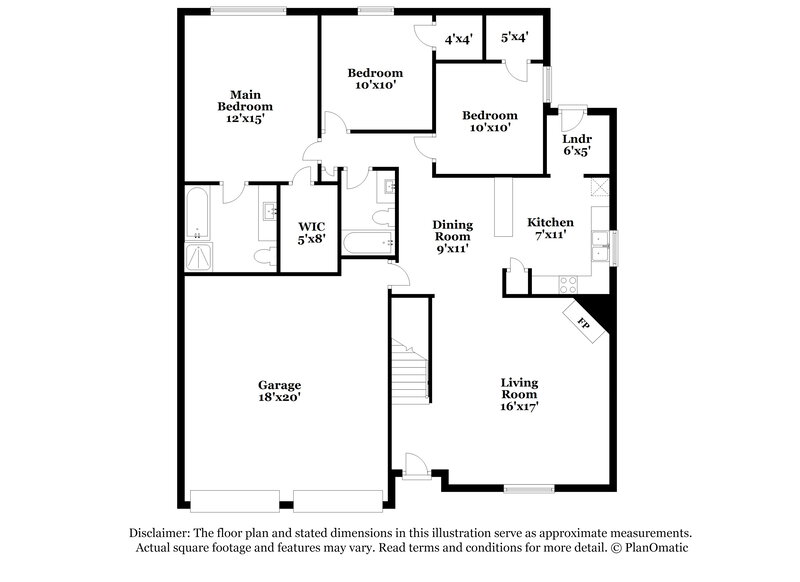 2,775/Mo, 8728 Trinity Vista Trail Hurst, TX 76053 Floor Plan View
