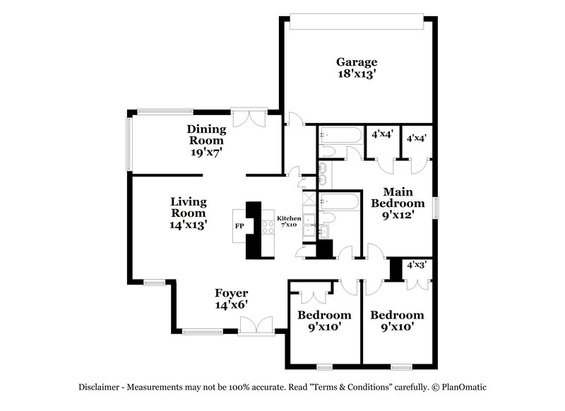 2,490/Mo, 1814 Uvalde St Mesquite, TX 75150 Floor Plan View