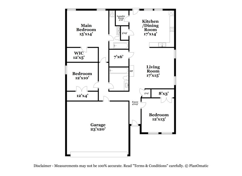 2,315/Mo, 12704 Foxpaw Trail Fort Worth, TX 76244 Floor Plan View