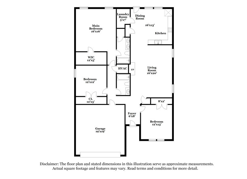 2,400/Mo, 340 Amethyst Dr Fort Worth, TX 76131 Floor Plan View