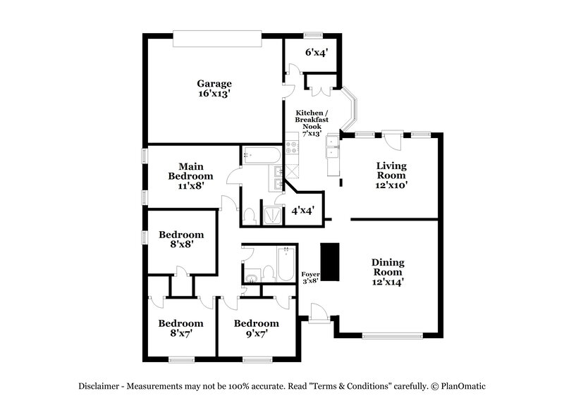 2,505/Mo, 9413 Willard St Rowlett, TX 75088 Floor Plan View