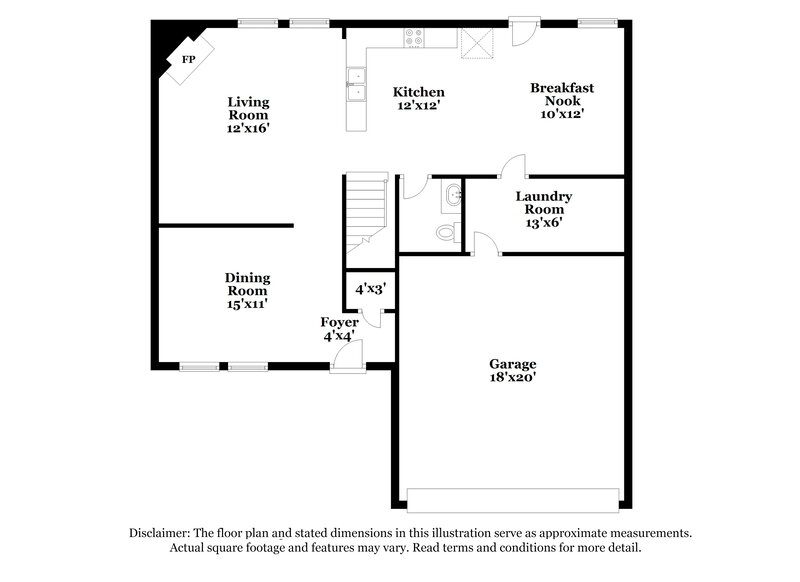 2,165/Mo, 761 San Felipe Trail Haslet, TX 76052 Floor Plan View 2