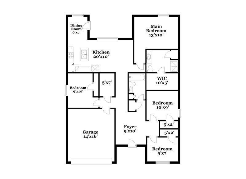 2,330/Mo, 2618 Saldana Dr Fate, TX 75189 Floor Plan View
