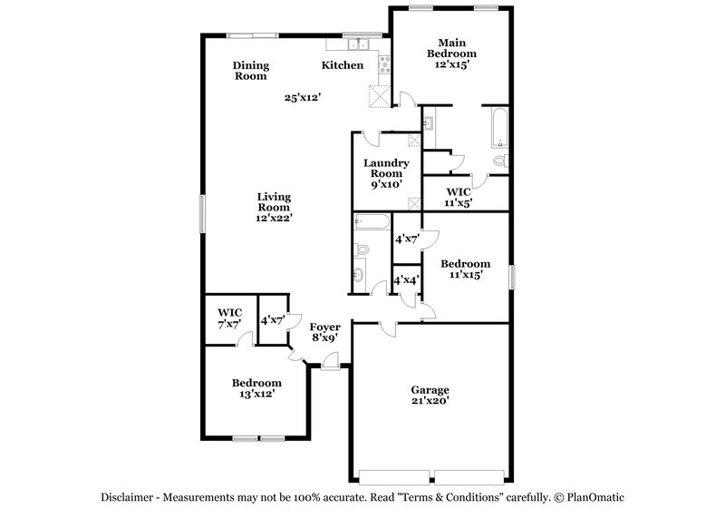 2,705/Mo, 9136 Benevolent Ct Aubrey, TX 76227 Floor Plan View