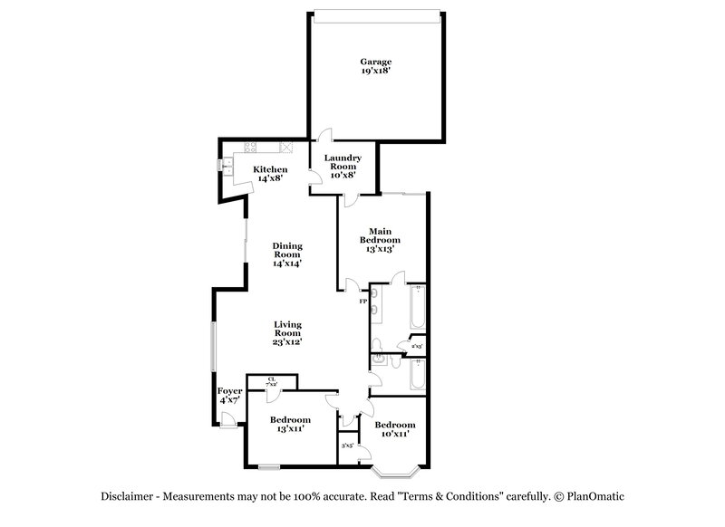 2,740/Mo, 1320 Wheatfield Dr Mesquite, TX 75149 Floor Plan View