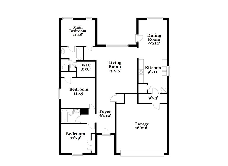 2,155/Mo, 2033 Faircrest Trail Forney, TX 75126 Floor Plan View
