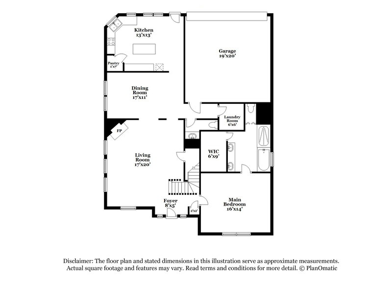2,250/Mo, 8717 Greenwood Trail Rowlett, TX 75088 Floor Plan View