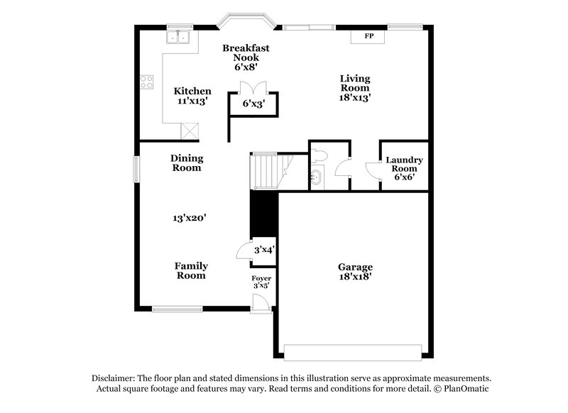 2,490/Mo, 8701 Elbe Trail Fort Worth, TX 76118 Floor Plan View