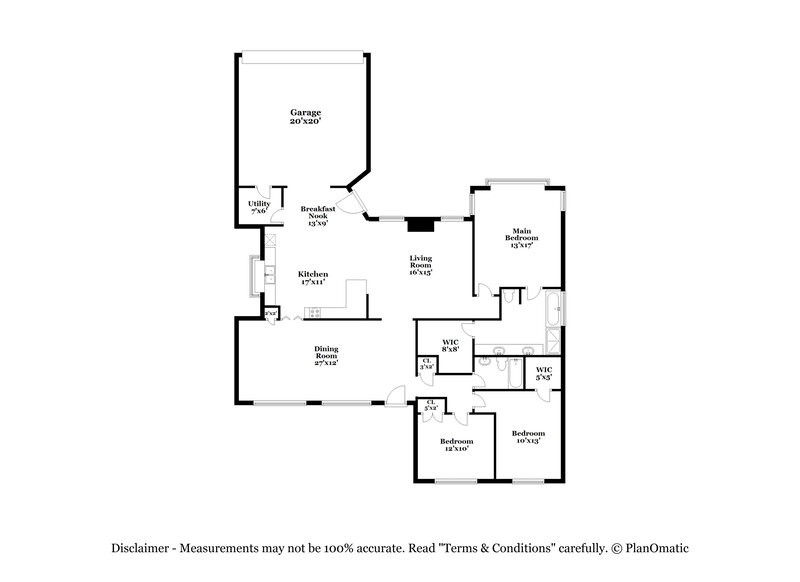 2,530/Mo, 2307 Stillwater Dr Mesquite, TX 75181 Floor Plan View