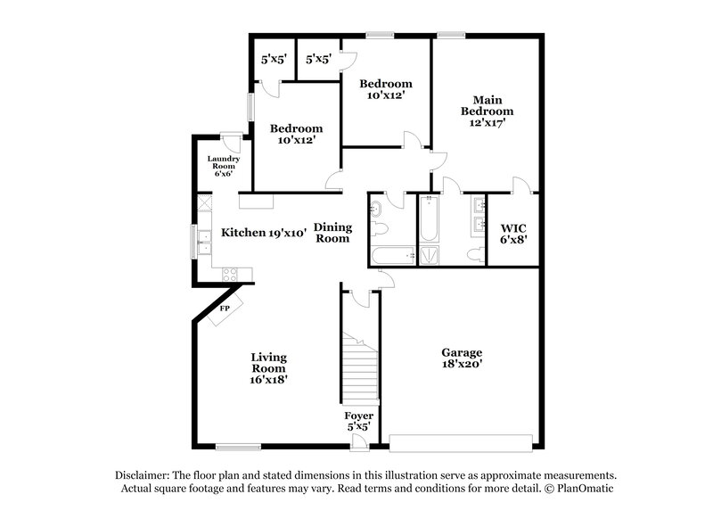 2,430/Mo, 1328 Nicole Way Burleson, TX 76028 Floor Plan View