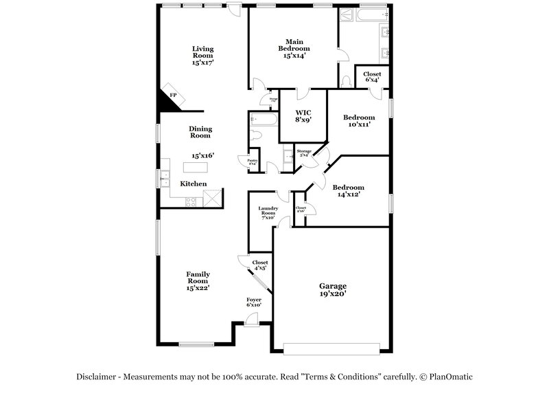 2,410/Mo, 3008 Vicksburg Ln Fort Worth, TX 76123 Floor Plan View
