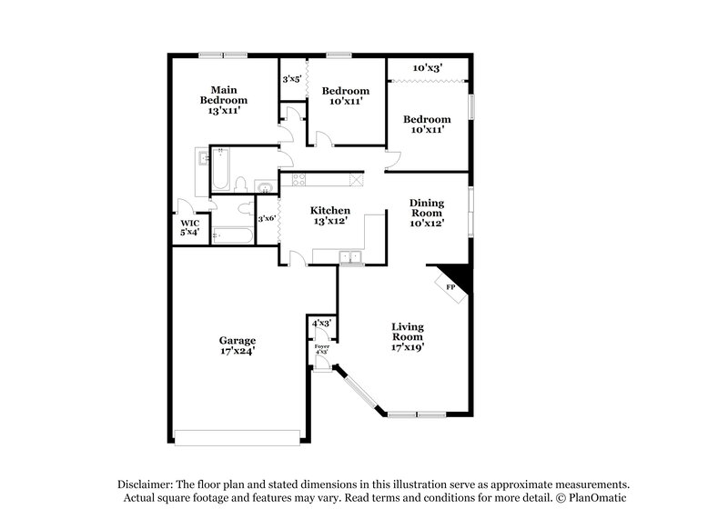 1,950/Mo, 2616 Countryside Ln Fort Worth, TX 76133 Floor Plan View