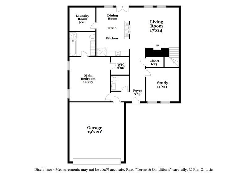 2,500/Mo, 4721 Waterford Dr Fort Worth, TX 76179 Floor Plan View 2