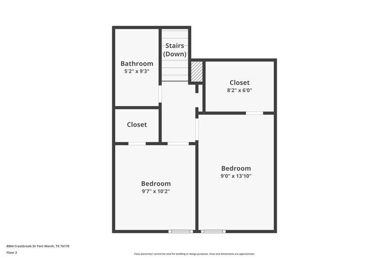 2,735/Mo, 8804 Crestbrook Dr Fort Worth, TX 76179 Floor Plan View 2