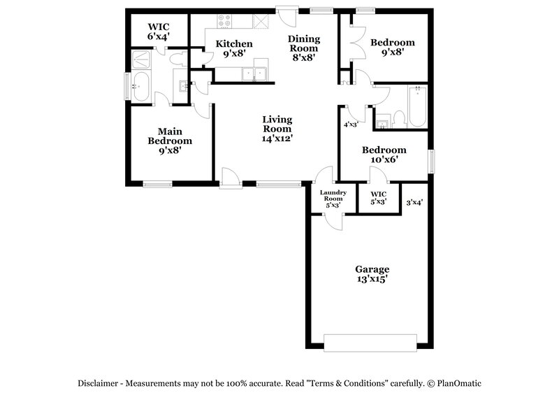 2,175/Mo, 713 Stacie Ln Seagoville, TX 75159 Floor Plan View