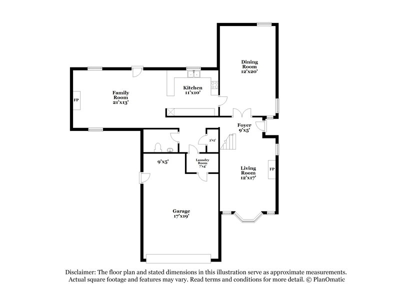 2,550/Mo, 4360 Hemingway Dr Grand Prairie, TX 75052 Floor Plan View