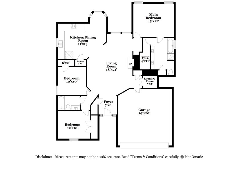 2,155/Mo, 9301 Rhea Ct White Settlement, TX 76108 Floor Plan View