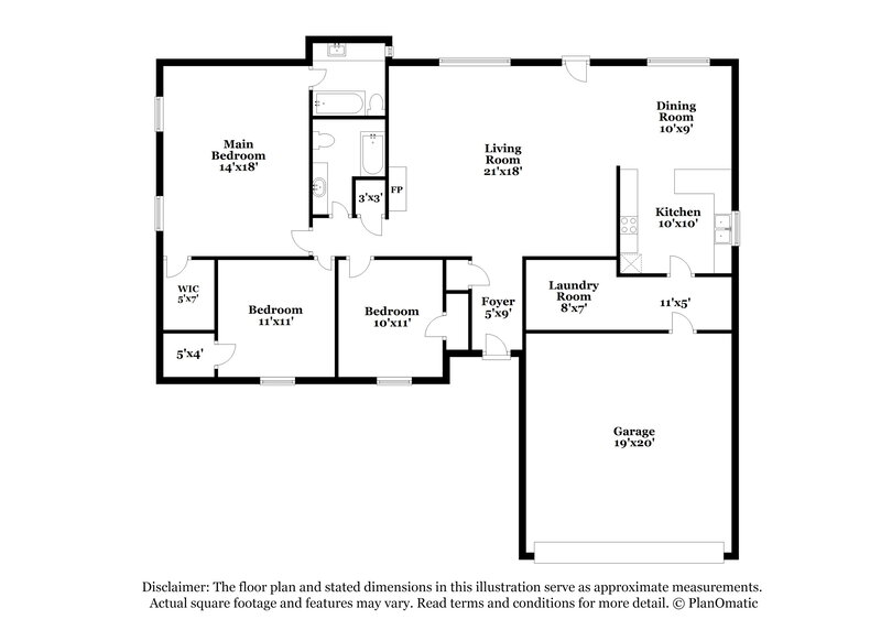 2,170/Mo, 730 Kensington Ln Mansfield, TX 76063 Floor Plan View