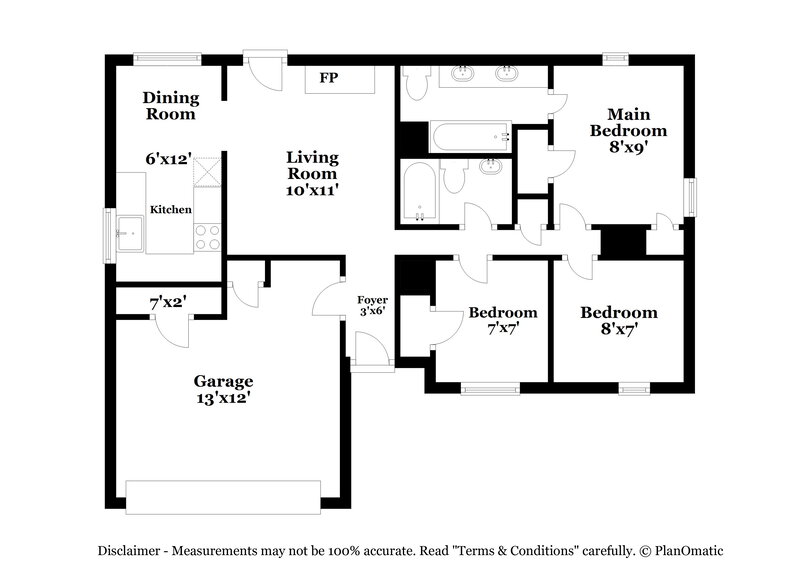 1,825/Mo, 302 Memorial Dr Wylie, TX 75098 Floor Plan View