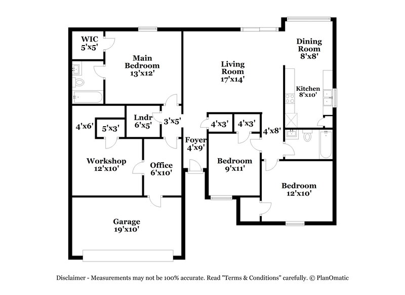 1,935/Mo, 2800 Terry Ct Denton, TX 76209 Floor Plan View
