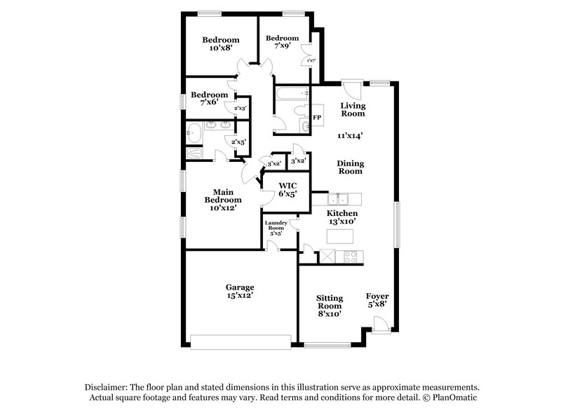 2,175/Mo, 3135 Marble Falls Dr Forney, TX 75126 Floorplan View