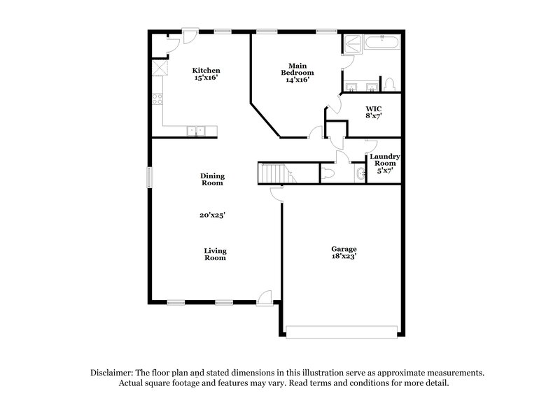 2,025/Mo, 1407 Chrome St Princeton, TX 75407 Floor Plan View