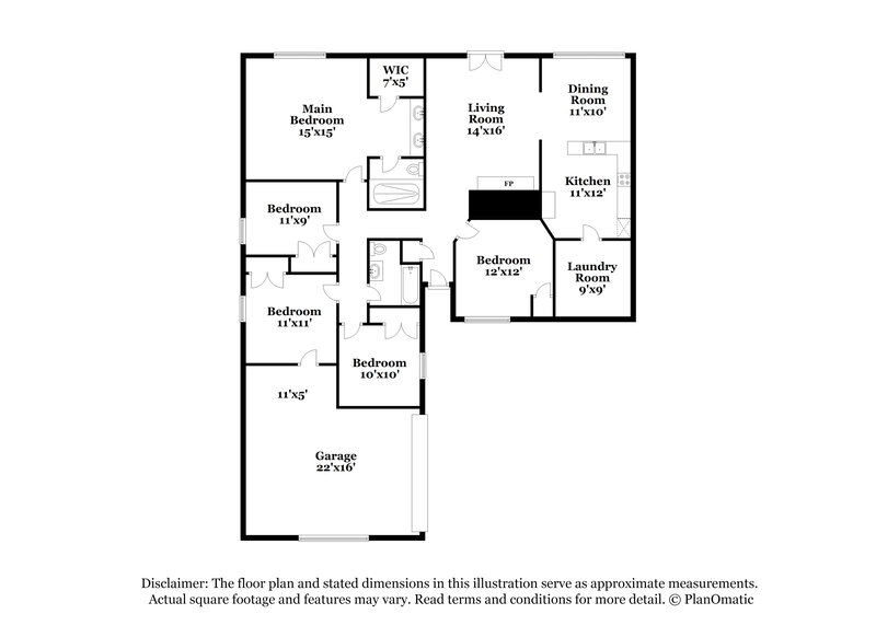 2,380/Mo, 4200 Cranbrook Dr Arlington, TX 76016 Floor Plan View