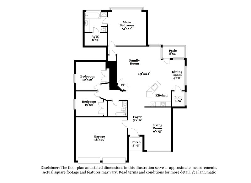 2,125/Mo, 409 Creekview Dr Anna, TX 75409 Floor Plan View