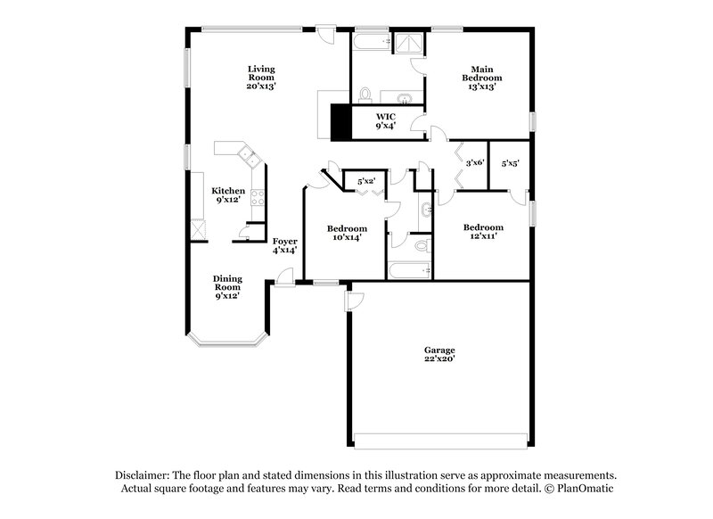 2,290/Mo, 6947 Cedar Knoll Dr Dallas, TX 75236 Floor Plan View