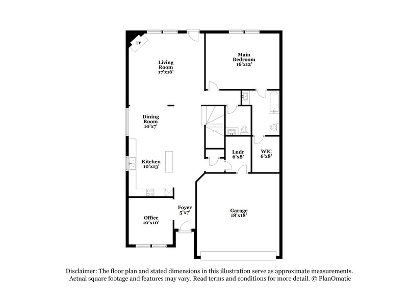 2,055/Mo, 8925 Sagebrush Trail Cross Roads, TX 76227 Floor Plan View