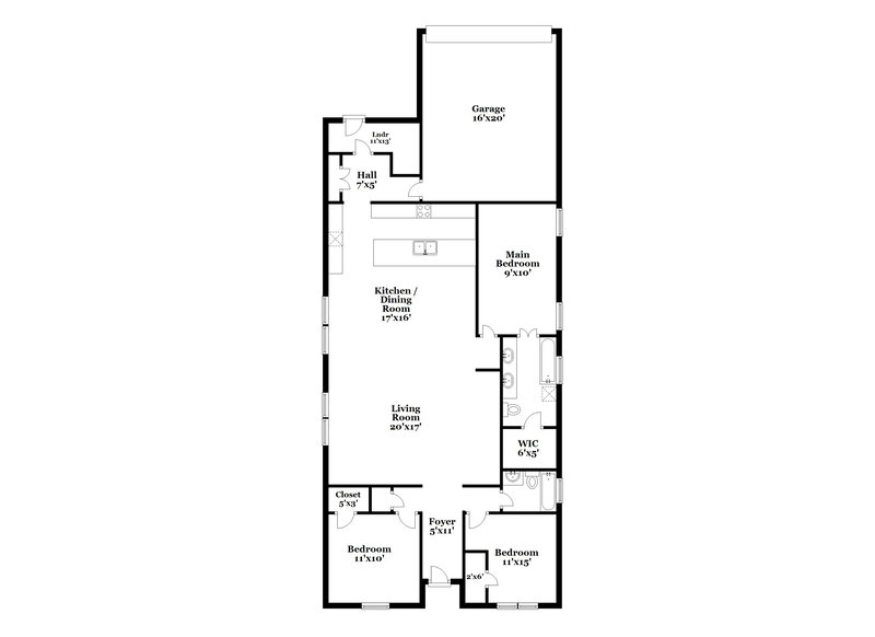 2,250/Mo, 2157 Barx Dr Little Elm, TX 75068 Floor Plan View
